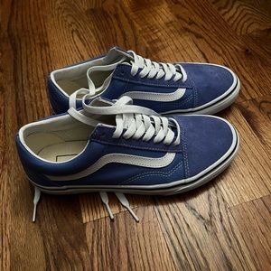 Blue suede vans